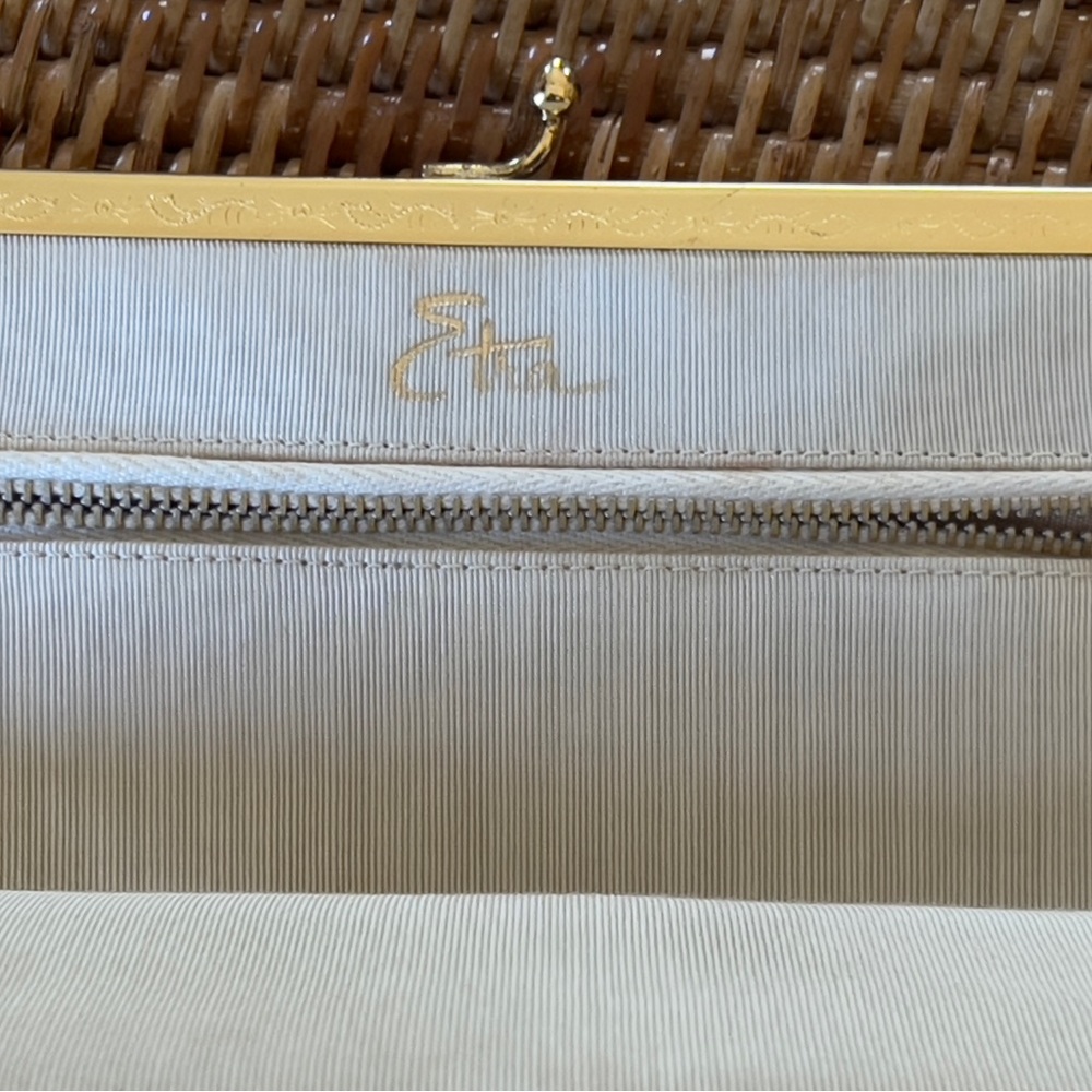 Mid Century Designer Bags. Formal Beaded and Leather Bags. 1950s Evening Clutch - Picture 7 of 9